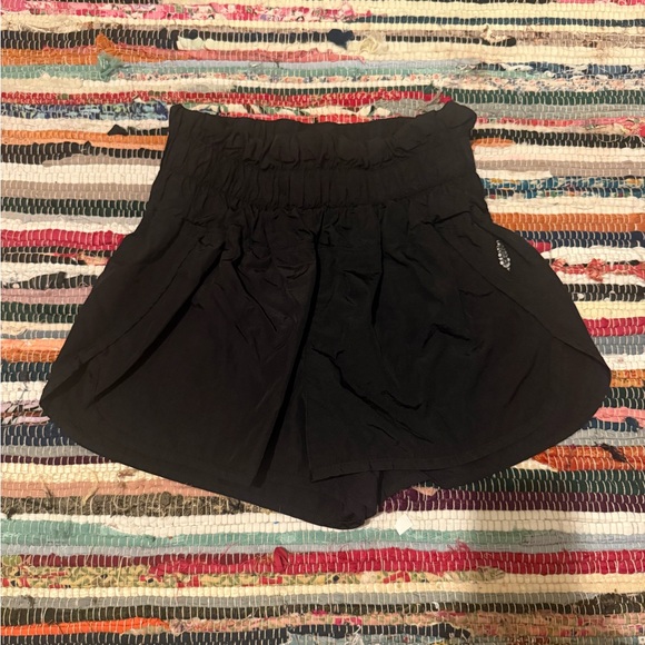FP Movement by Free People Pants - FP Movement by Free People Black Athletic Shorts